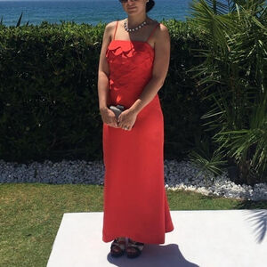 Catherine Regehr Red Maxi Dress
